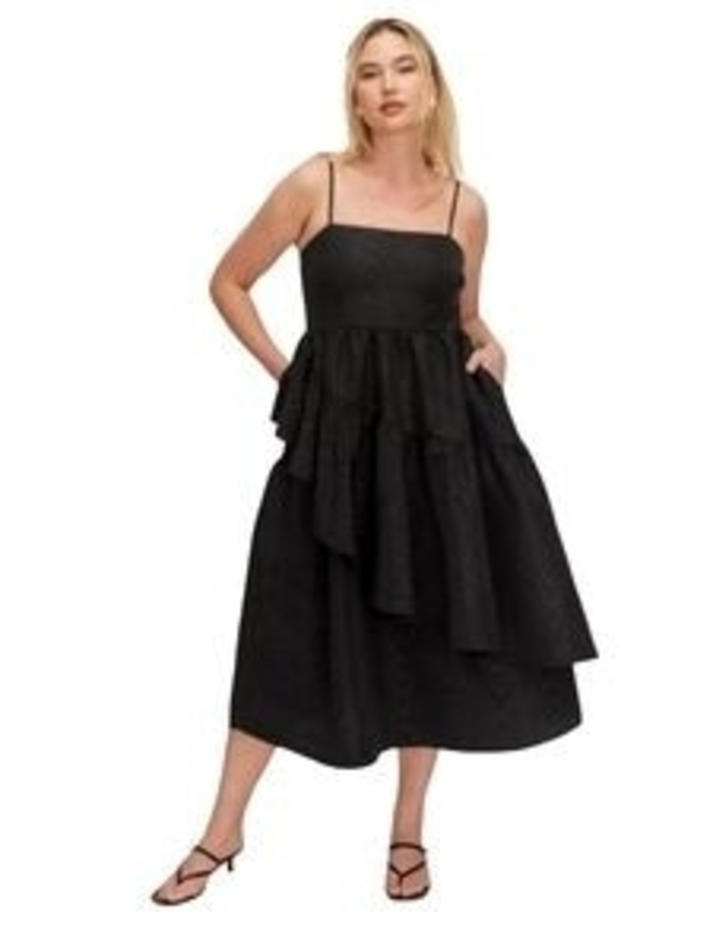 kate spade New York X Target Black Ruffle Party Dress
